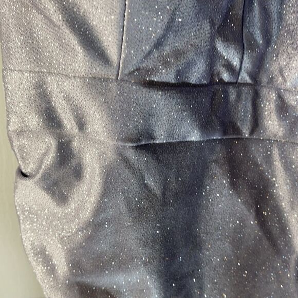 Macy's lavender with silver sparkles mini dress available in small and large - Picture 4 of 9